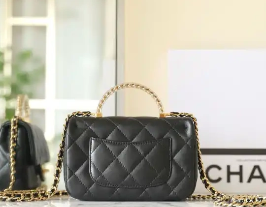 First Bag Ru HANDLE BAG WITH TOP CHANEL FLAP 0703